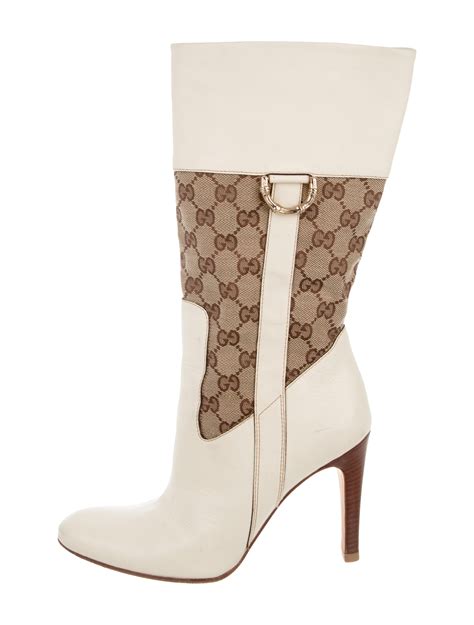 gucci embellished boots|gucci high heel boots.